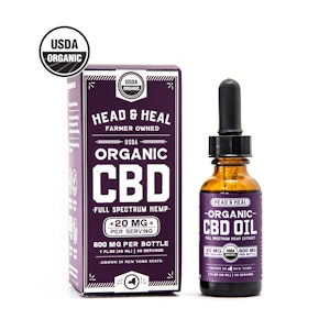 HEAD & HEAL - Head & Heal - Organic CBD Oil - 600mg