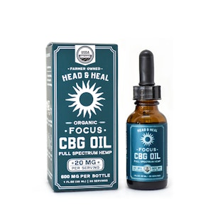 HEAD & HEAL - Head & Heal - Focus CBG Oil - 600mg 