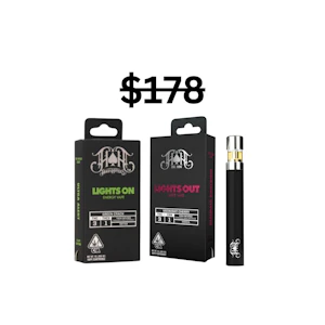 Heavy Hitters - Lights Out & Lights On Bundle | 2x High Potency Vape + 1x Battery | Heavy Hitters