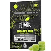 Lights On 2:1 Green Crack Gummies (THC:THCv)