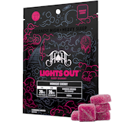 Lights Out 1:1 Midnight Cherry Gummies (THC:CBN)