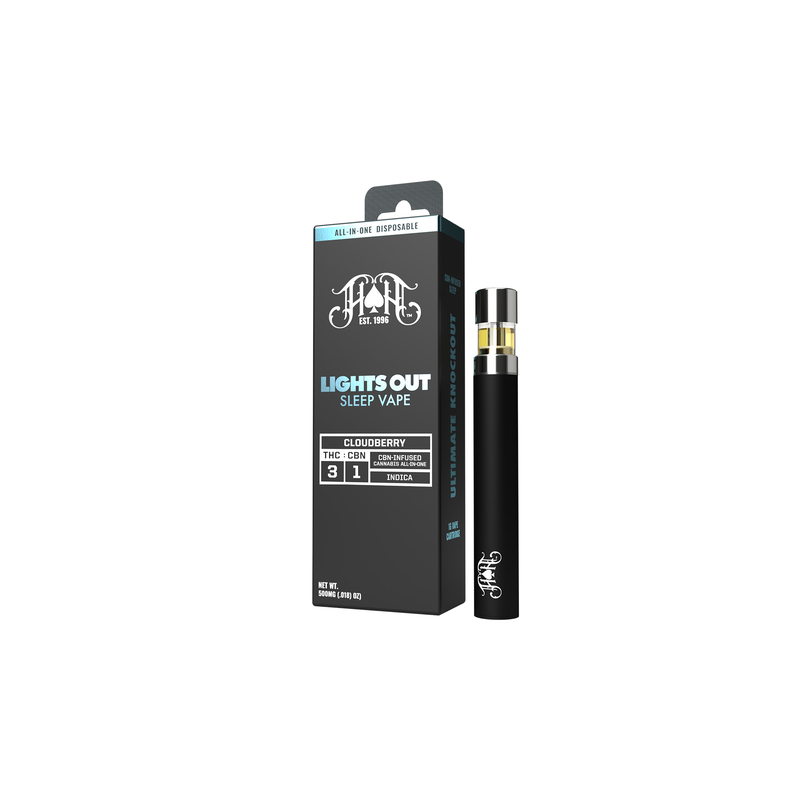 Heavy Hitters - Lights Out - Cloudberry - CBN - 1g Cart -...
