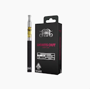 HEAVY HITTERS: Lights Out Midnight Cherry 3:1 (THC:CBN) 1g Vape Cart (I)