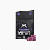 HEAVY HITTERS: Resurrect CBG Recovery Pomegranate Kush Gummies (20mg THC: 20mg CBG) (H)