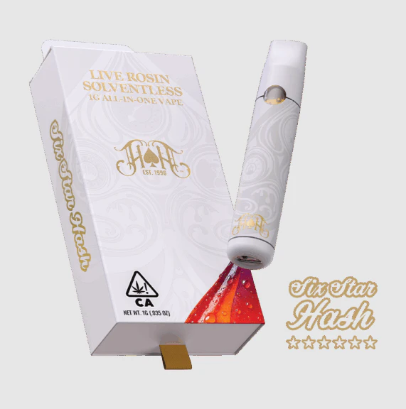 Heavy Hitters - Heavy Hitters | Whitethorn Rose | Live Rosin All-In-One Vape | 1g Main Image