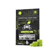 LIGHTS ON THCV ENERGY - KIWI MELON (GREEN CRACK) 100MG - HEAVY HITTERS