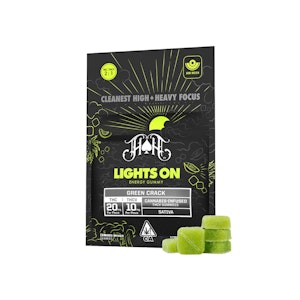 HEAVY HITTERS - LIGHTS ON THCV ENERGY - KIWI MELON (GREEN CRACK) 100MG - HEAVY HITTERS