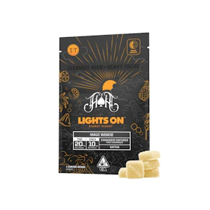Heavy Hitters - LIGHTS ON THCV ENERGY - ORANGE PINEAPPLE (MAUI WOWIE) 100MG - HEAVY HITTERS