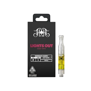 Heavy Hitters - CBN - LIGHTS OUT - MIDNIGHT CHERRY CART 1G - HEAVY HITTERS