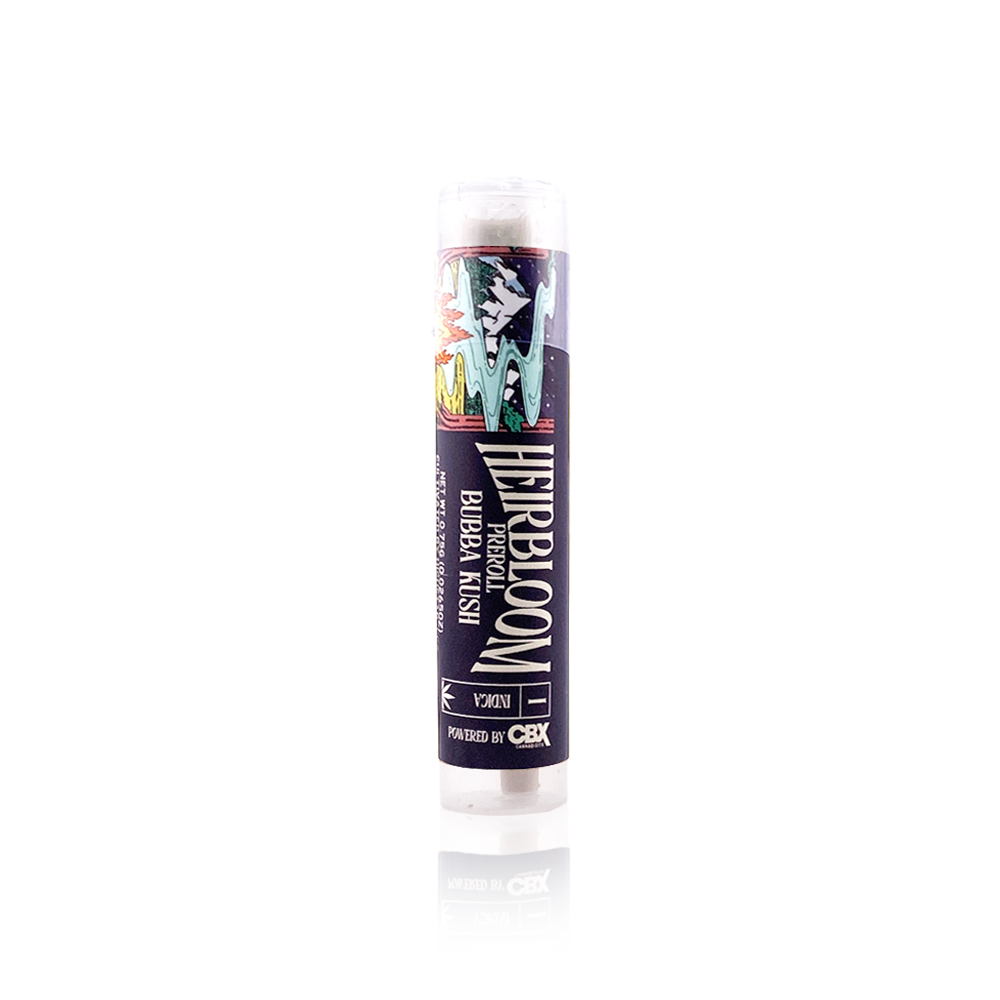 HEIRBLOOM - Preroll - Bubba Kush - .75G - Tropicanna Mari...
