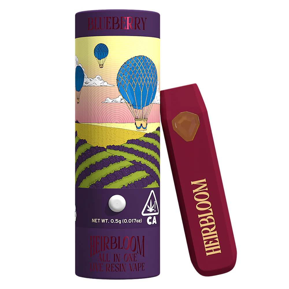 Heirbloom Legacy Flower - Next Day - Blueberry - Live Resin All in One (0.5g) Main Image
