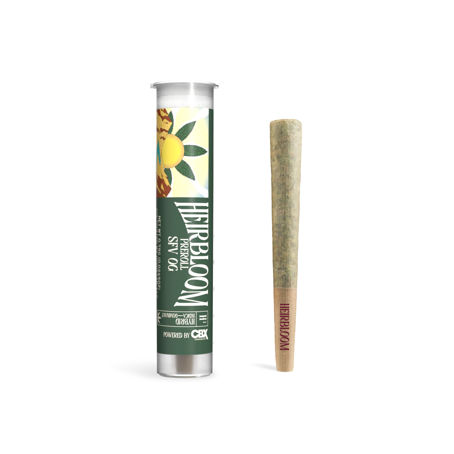 Heirbloom Legacy - Heirbloom Legacy - .75g Pre Roll - SFV OG Main Image
