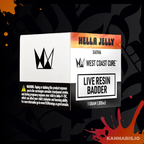 West Coast Cure - Hella Jelly - WCC 1g Live Resin Badder Main Image