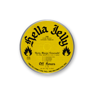 Off Hours - OFFHOURS - Live Rosin - Hella Jelly "Spicy Mango Lemonade" - 100MG - Gummies