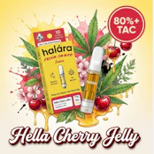 Halara 1g Hella Cherry Jelly Live Resin Sauce Cartridge