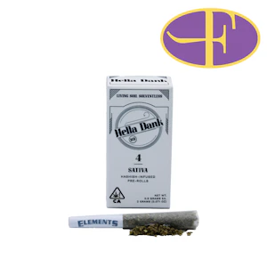 HELLA DANK - NYC Piff x Chem Valley Hash Infused Pre-Roll Pack (4pk)