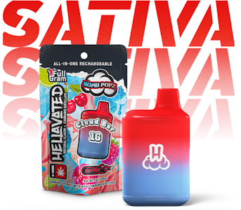 Hellavated - Bomb Popz, Flavored Distillate Disposable, 1g