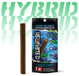 Hellavated - Blueberry Dream, Flavored Infused Blunt, 2.5g