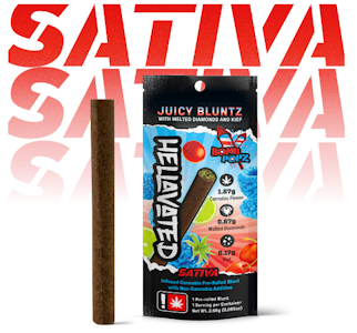 Hellavated - Bomb Popz, Flavored Infused Blunt, 2.5g