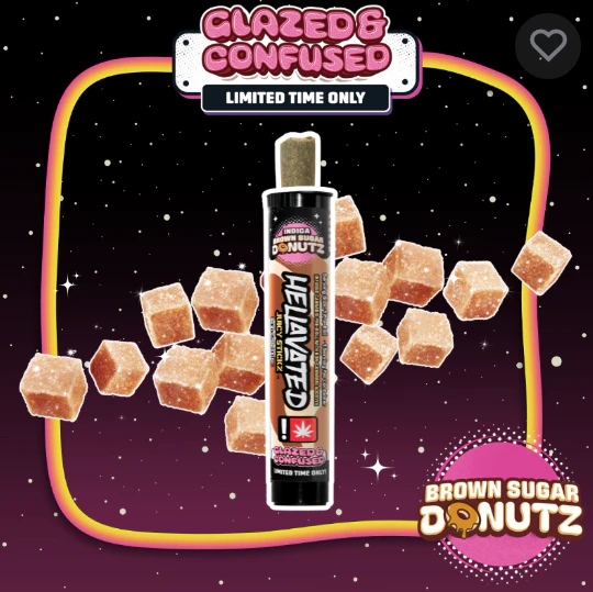 Hellavated - Brown Sugar Donutz, Flavored Infused Pre-Roll, 0.78g Main Image