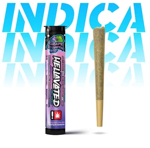 Hellavated - Grape Stomper, Flavored Infused Pre-Roll, 0.78g