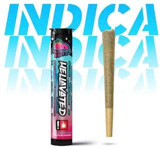 Hellavated - Raspberry Blitz, Flavored Infused Pre-Roll, 0.78g