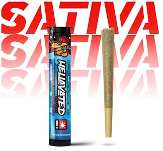 Hellavated - Tropicalez Punch, Flavored Infused Pre-Roll, 0.78g