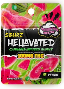Hellavated - Sour Watermelon, Gummy, Single