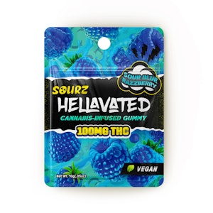 HELLAVATED - Sour Blue Razberry Gummy
