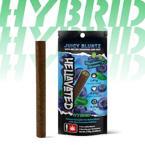 HELLAVATED - Blueberry Dream, Juicy Infused Bluntz, 2.5g