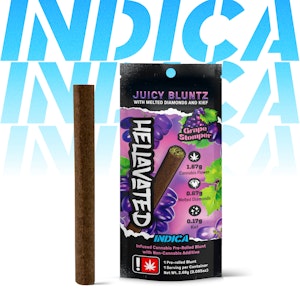 HELLAVATED - Grape Stomper, Juicy Infused Bluntz, 2.5g