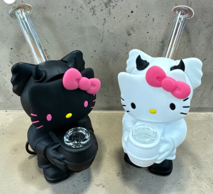 PEM AMERICA - Hello Kitty Silicone Bubbler Main Image