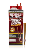 Hemp Pre-rolled Cones with Glass Tips - Sweet- King Size (2pk)