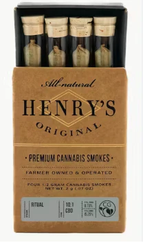 Henry's Original - Henry's - Preroll - Ritual - 10:1 CBD:THC 2g - 4pk - 2g Main Image