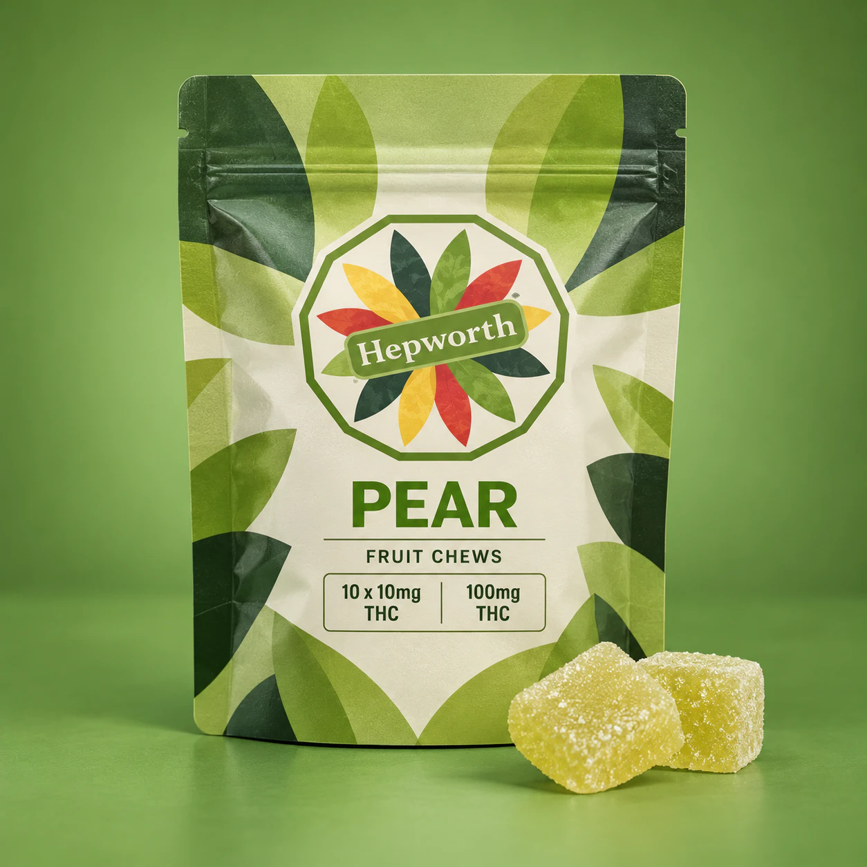 Hepworth - Hepworth | 10mg 10pk (100mg) | Pear Fruit Chews Main Image