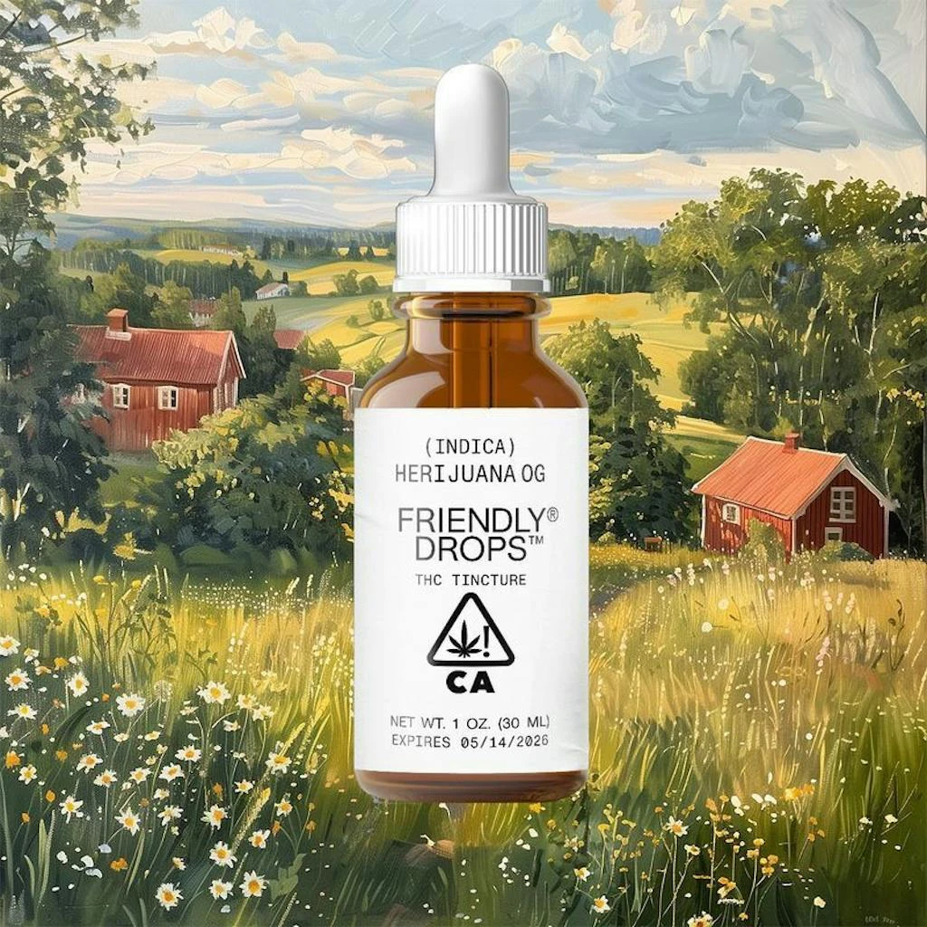 Friendly Brand - Friendly Brand Herijuana OG Full Spectrum Tincture 30ml (1000mg) Main Image
