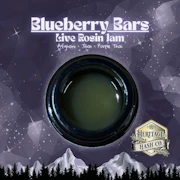 Heritage Hash Co. - 1g Live Rosin Jam - Blueberry Bars 