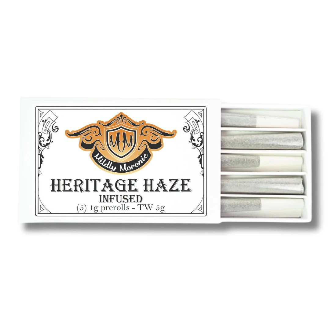 Mildly Moronic - Heritage Haze | Preroll Infused | 1g x 5pk | Mildly Moronic  Main Image