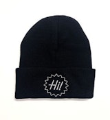 Black Hi! People Beanie