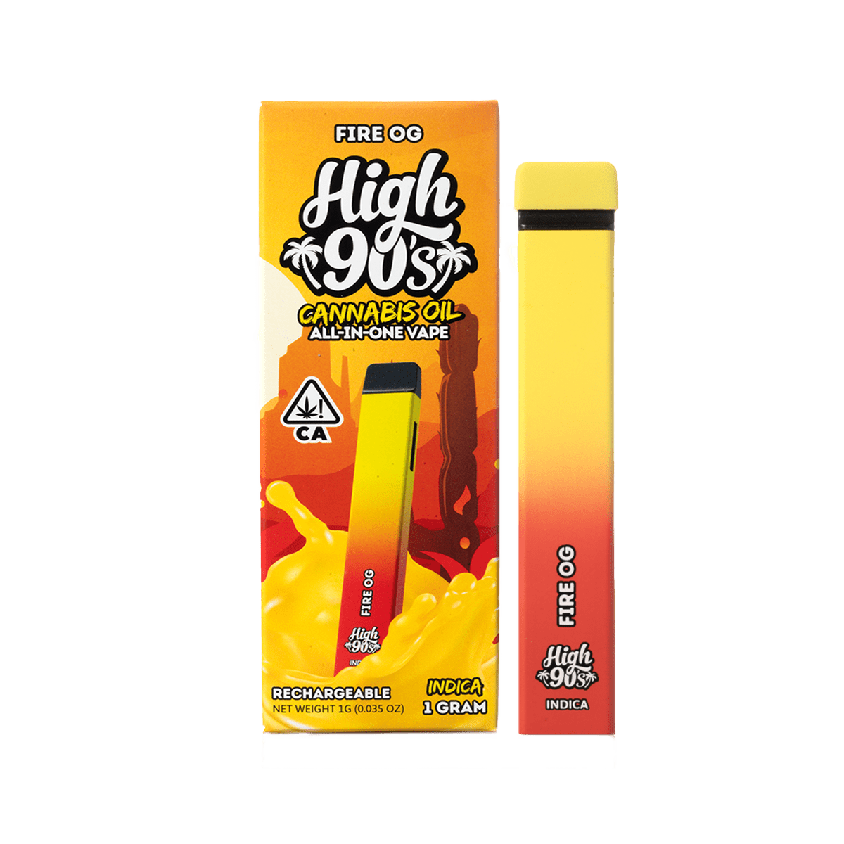 High 90's - Fire OG Disposable 1g - Lakewood Dispensary ...
