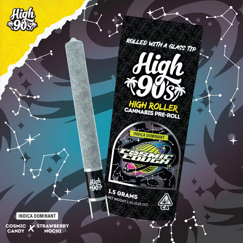 HIGH 90s - High 90's - Cosmic Cough High Roller Preroll 1.5g Main Image