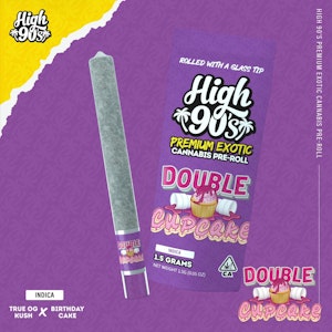 HIGH 90'S - High 90's - 1.5g Pre Roll - Double Cupcake