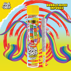 HIGH 90'S - High 90's - 1g Bubble Hash Infused Preroll - Cookie Butta