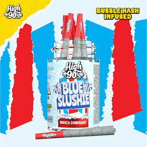 HIGH 90'S - High 90's - 2.5g - 5ct Bubble Hash Pack - Blue Slushie