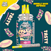 High 90's - 5pk Bubble Hash Prerolls - Cookie Butta