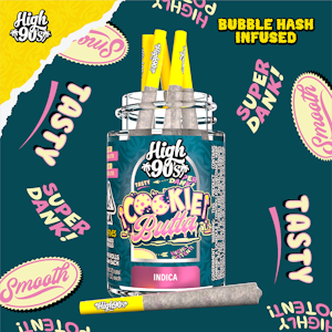 HIGH 90'S - High 90's - 5pk Bubble Hash Prerolls - Cookie Butta