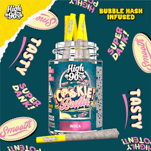 HIGH 90s - High 90's - 2.5g - 5ct Bubble Hash Pack - Cookie Butta