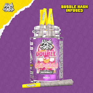 HIGH 90'S - High 90's - 2.5g - 5ct Bubble Hash Pack - Double Cupcake