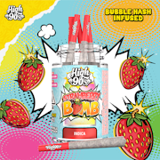 High 90's - 5pk Bubble Hash Prerolls - Strawberry Bomb