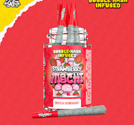 High 90's - 5pk Bubble Hash Prerolls - Strawberry Bomb